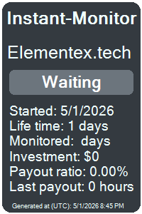 elementex.tech Monitored by Instant-Monitor.com