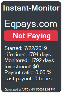 eqpays.com Monitored by Instant-Monitor.com