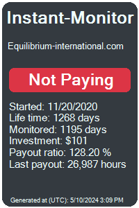 equilibrium-international.com Monitored by Instant-Monitor.com