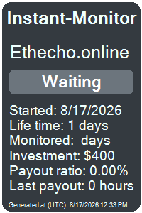 ethecho.online Monitored by Instant-Monitor.com