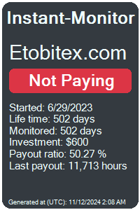 etobitex.com Monitored by Instant-Monitor.com