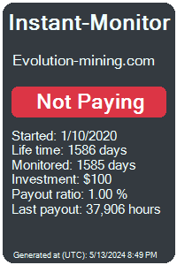 evolution-mining.com Monitored by Instant-Monitor.com