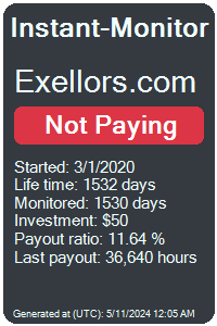exellors.com Monitored by Instant-Monitor.com