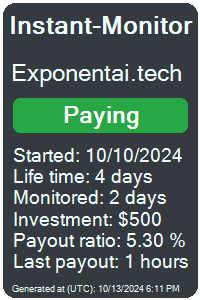 https://instant-monitor.com/Projects/Details/exponentai.tech