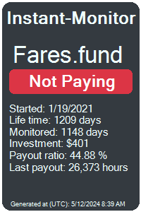 fares.fund Monitored by Instant-Monitor.com