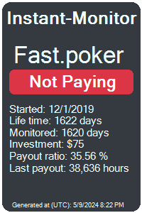 fast.poker Monitored by Instant-Monitor.com