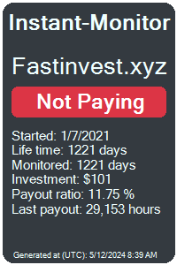 fastinvest.xyz Monitored by Instant-Monitor.com