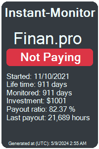 finan.pro Monitored by Instant-Monitor.com