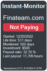 finateam.com Monitored by Instant-Monitor.com