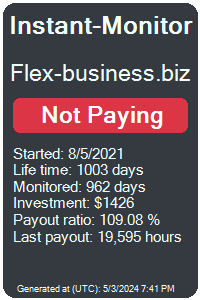 flex-business.biz Monitored by Instant-Monitor.com