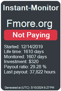 fmore.org Monitored by Instant-Monitor.com