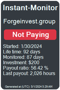 forgeinvest.group Monitored by Instant-Monitor.com