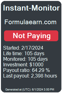formulaearn.com Monitored by Instant-Monitor.com