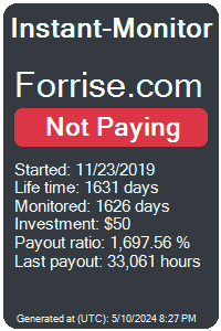 forrise.com Monitored by Instant-Monitor.com