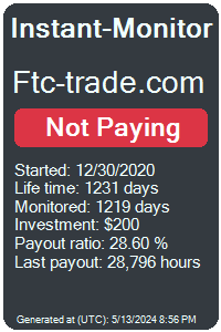 ftc-trade.com Monitored by Instant-Monitor.com
