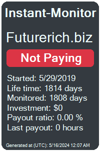 futurerich.biz Monitored by Instant-Monitor.com