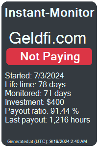 geldfi.com Monitored by Instant-Monitor.com