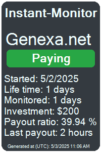 genexa.net Monitored by Instant-Monitor.com