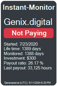 genix.digital Monitored by Instant-Monitor.com