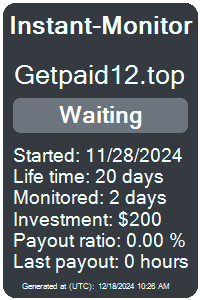 getpaid12.top Monitored by Instant-Monitor.com