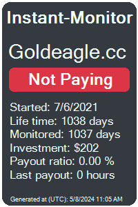 goldeagle.cc Monitored by Instant-Monitor.com