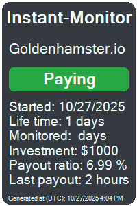 goldenhamster.io Monitored by Instant-Monitor.com goldenhamster.io Monitored by Instant-Monitor.com