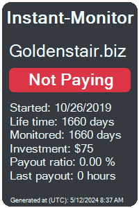 goldenstair.biz Monitored by Instant-Monitor.com