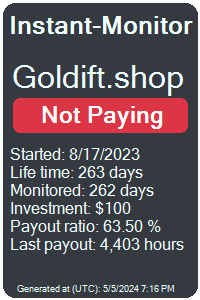 goldift.shop Monitored by Instant-Monitor.com