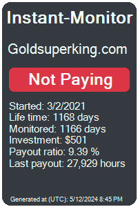goldsuperking.com Monitored by Instant-Monitor.com