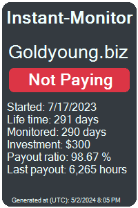 goldyoung.biz Monitored by Instant-Monitor.com