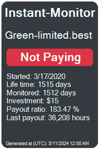 green-limited.best Monitored by Instant-Monitor.com