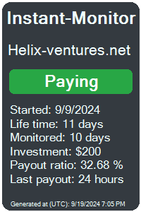 helix-ventures.net Monitored by Instant-Monitor.com