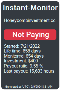 honeycombinvestment.cc Monitored by Instant-Monitor.com