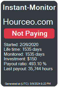 hourceo.com Monitored by Instant-Monitor.com