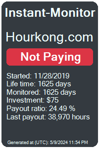 hourkong.com Monitored by Instant-Monitor.com