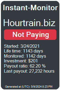 hourtrain.biz Monitored by Instant-Monitor.com