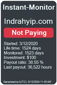 indrahyip.com Monitored by Instant-Monitor.com