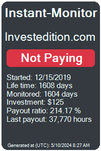 investedition.com Monitored by Instant-Monitor.com