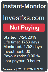 investfxs.com Monitored by Instant-Monitor.com