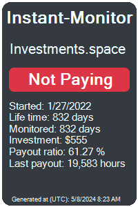investments.space Monitored by Instant-Monitor.com