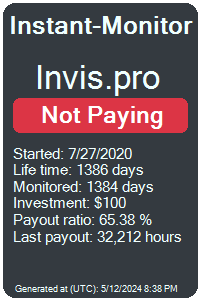 invis.pro Monitored by Instant-Monitor.com
