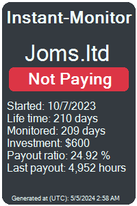 joms.ltd Monitored by Instant-Monitor.com