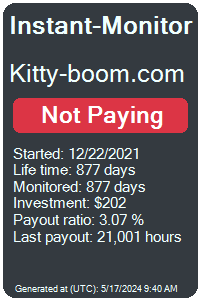 kitty-boom.com Monitored by Instant-Monitor.com