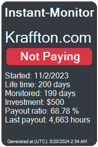 kraffton.com Monitored by Instant-Monitor.com