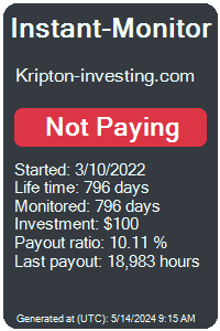 kripton-investing.com Monitored by Instant-Monitor.com