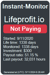 lifeprofit.io Monitored by Instant-Monitor.com