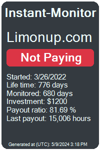 limonup.com Monitored by Instant-Monitor.com