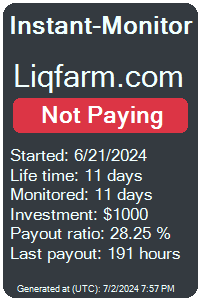 liqfarm.com Monitored by Instant-Monitor.com