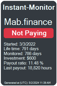 mab.finance Monitored by Instant-Monitor.com