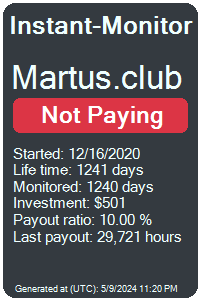 martus.club Monitored by Instant-Monitor.com